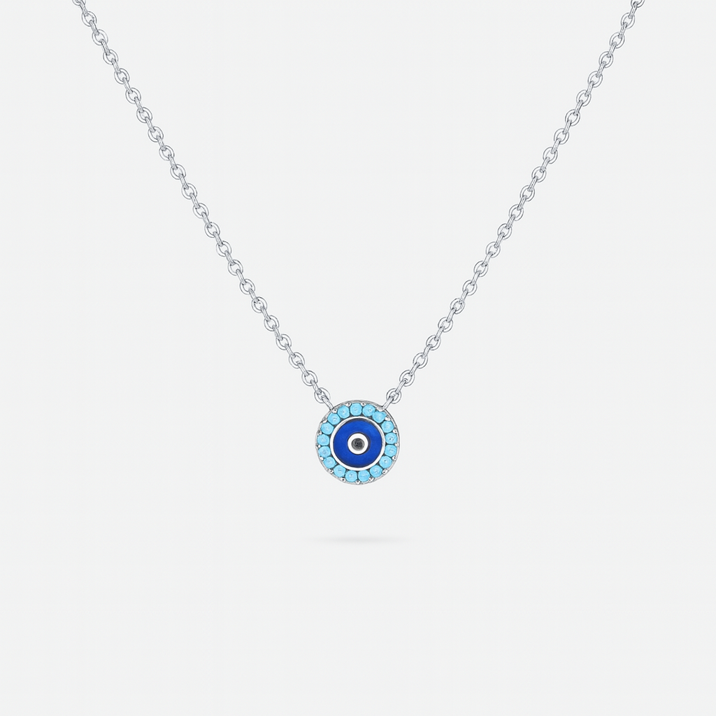 Hamsa Eye Chain Pendant