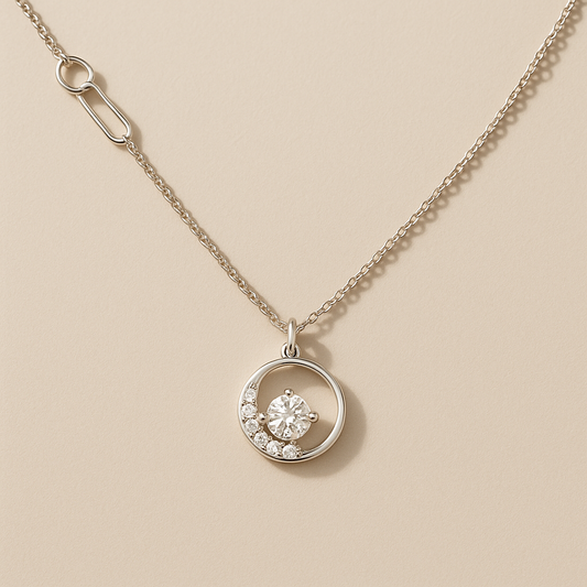 Halo Spark Chain Pendant