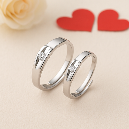 Forever Us Couple Rings Pair V12