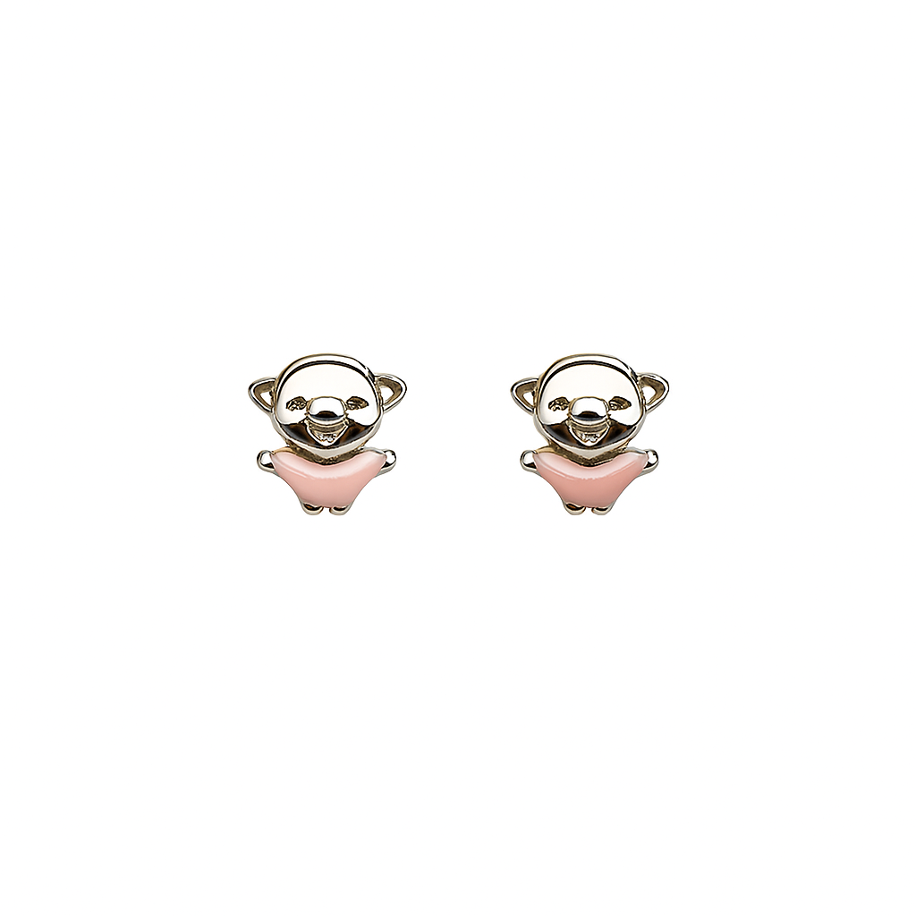 Playful Teddy Studs - MIOR JEWELS