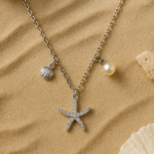 Starlit Shore Chain Pendant