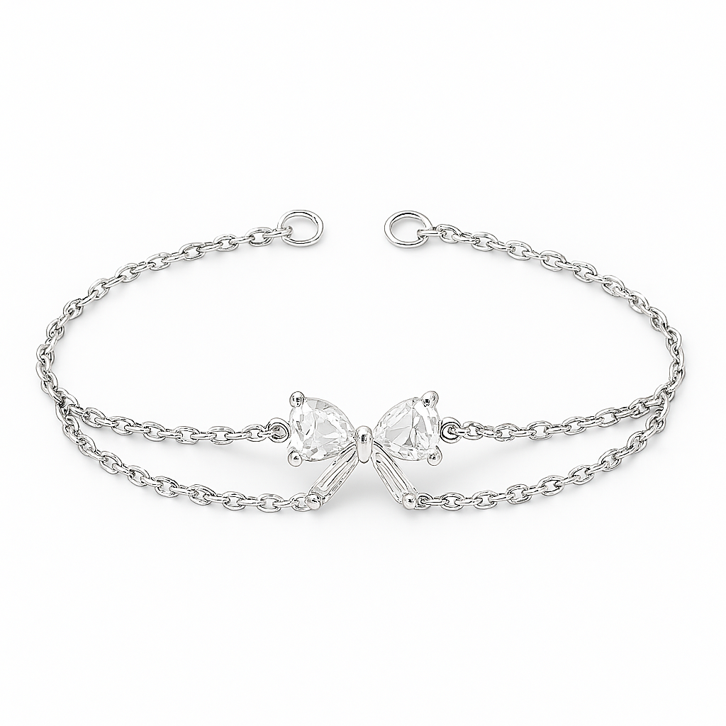 Pearl Bow Whisper Bracelet