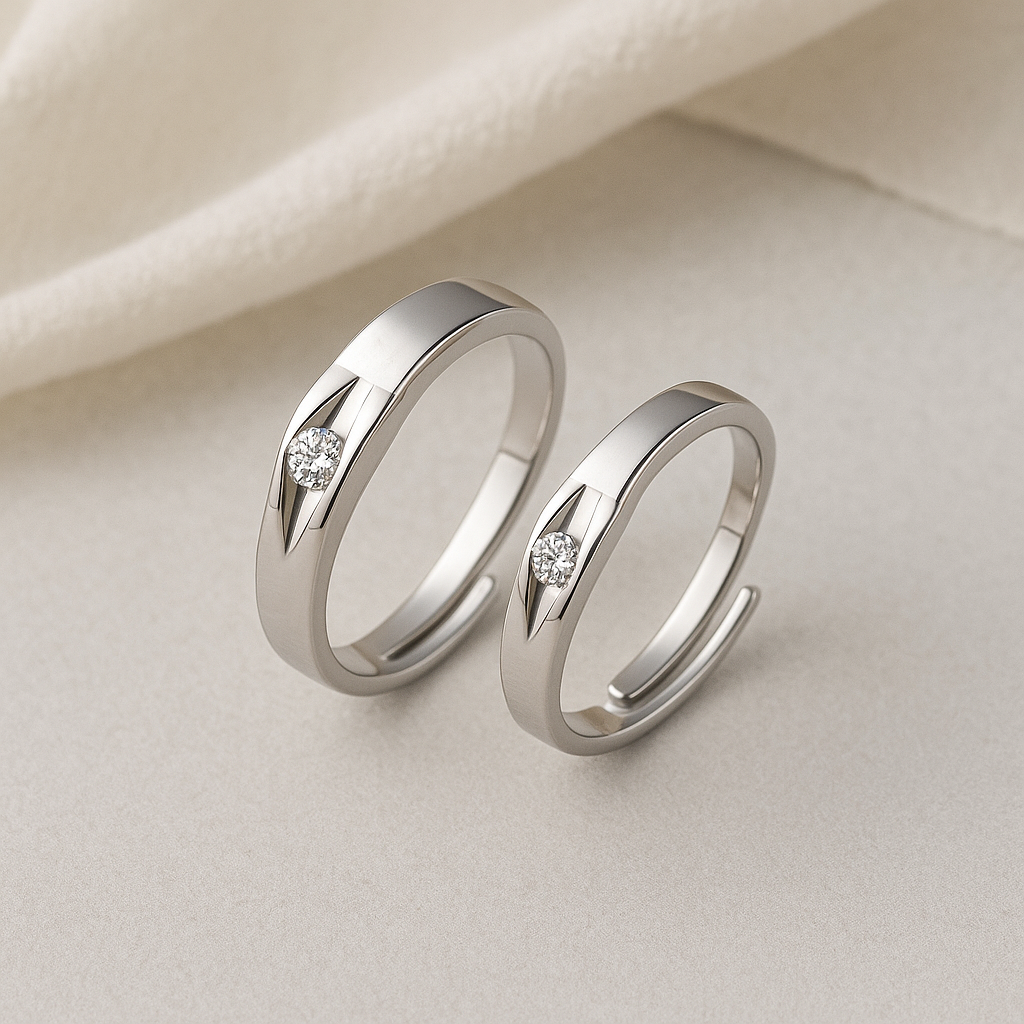 Forever Us Couple Rings Pair V12