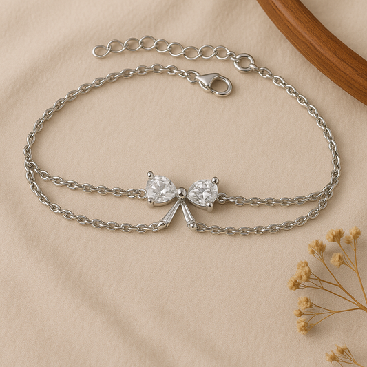 Pearl Bow Whisper Bracelet