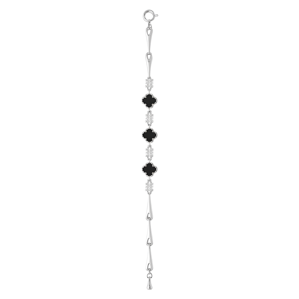 Midnight Clover Bracelet - MIOR JEWELS