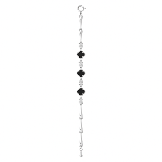 Midnight Clover Bracelet - MIOR JEWELS