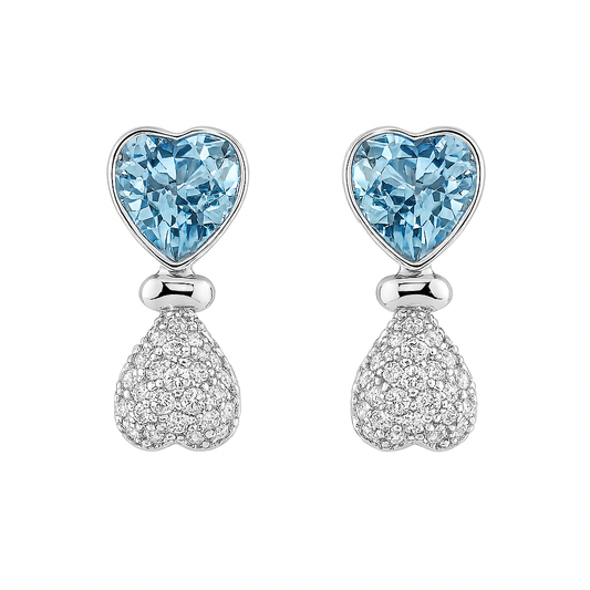 Aqua Love Studs