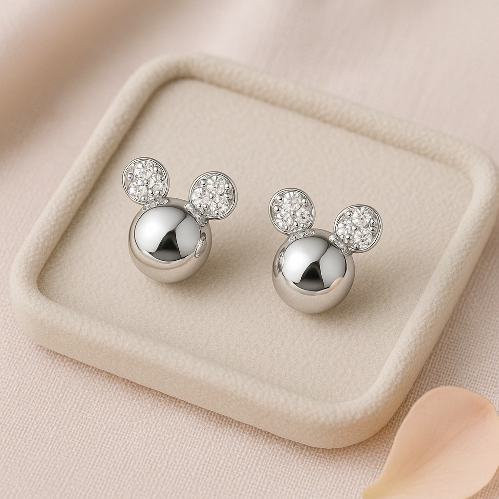 Cat Face Studs - MIOR JEWELS
