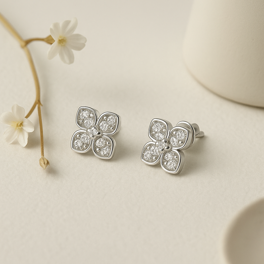 Twinkling Petal Earrings - MIOR JEWELS