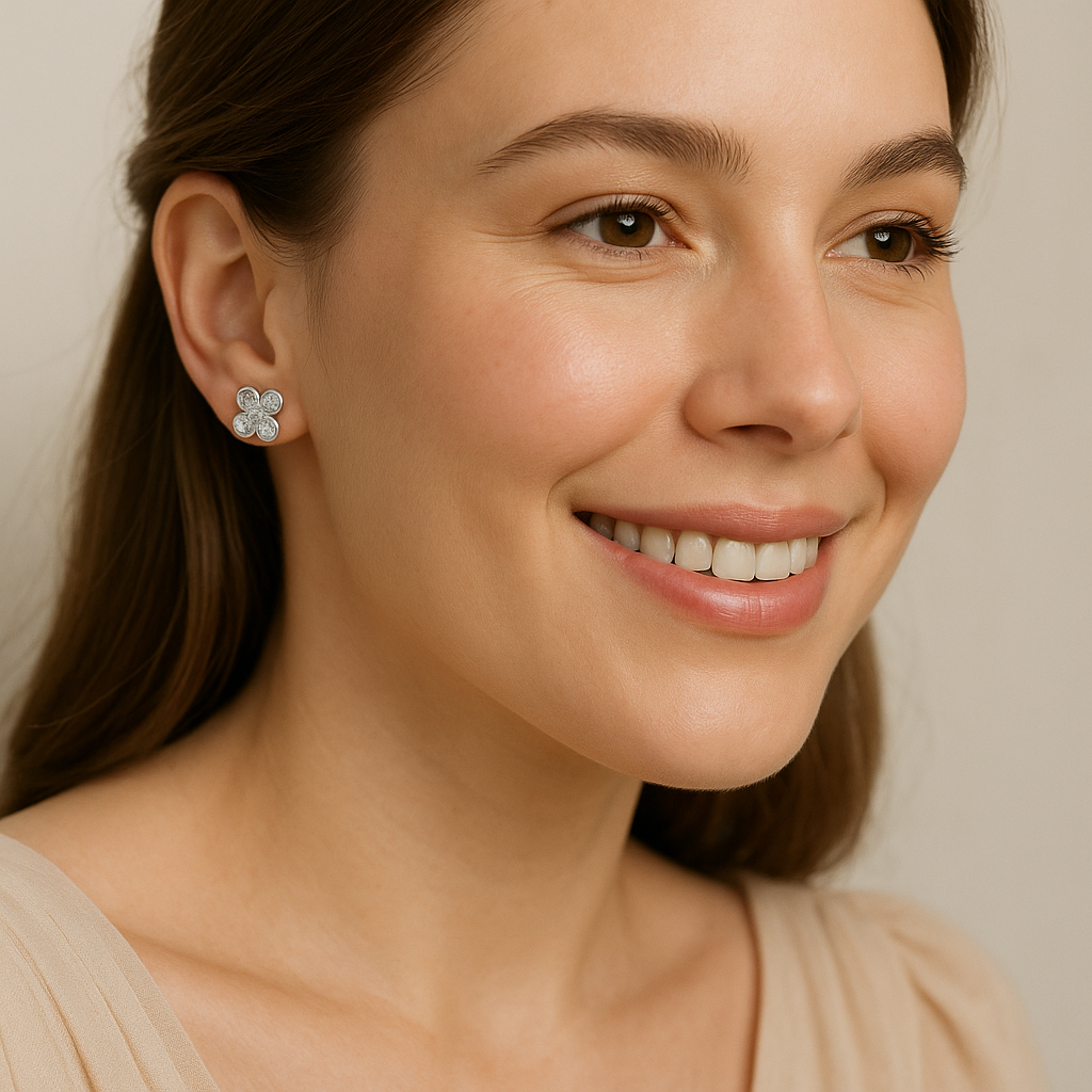 Twinkling Petal Earrings - MIOR JEWELS