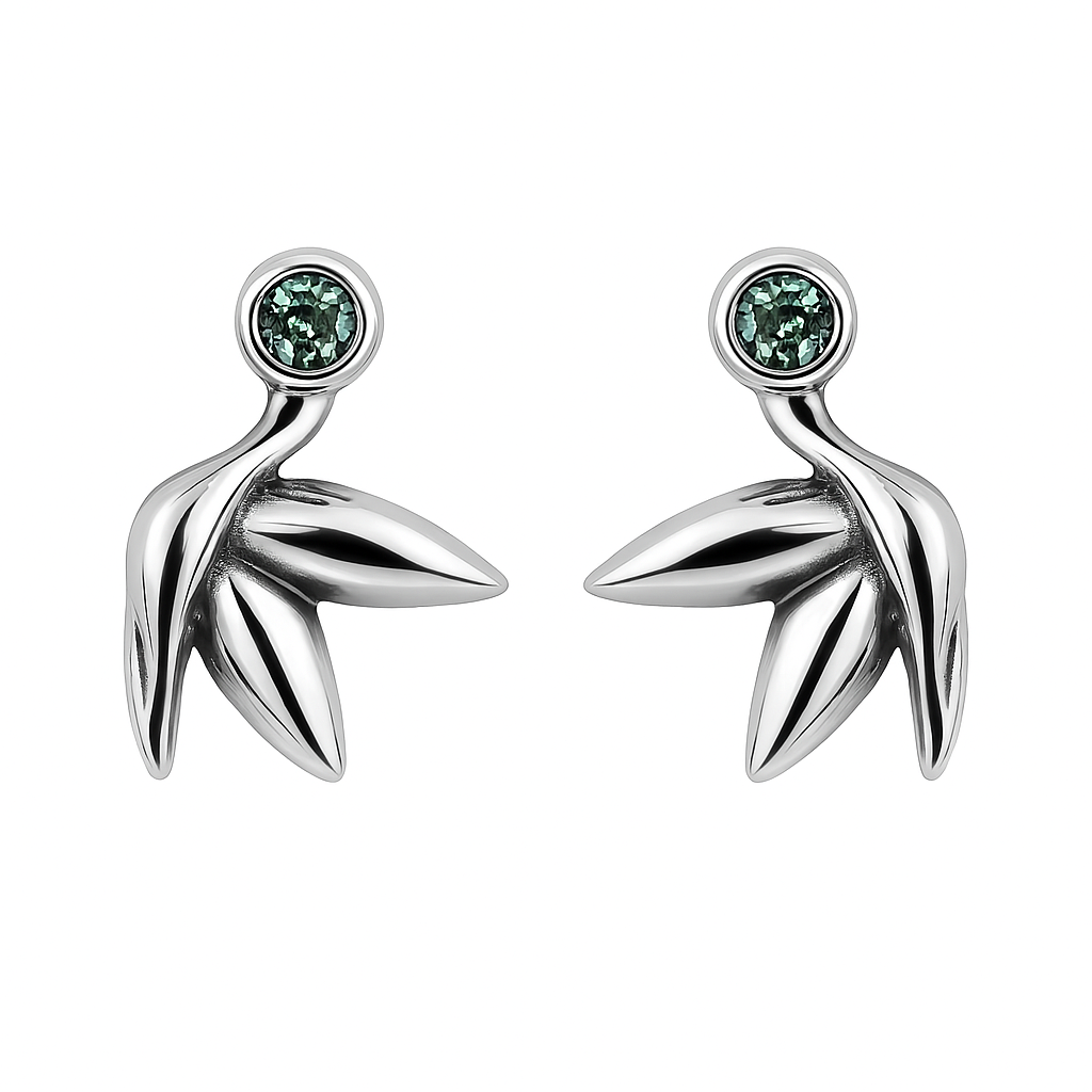 Jade Flight Studs - MIOR JEWELS
