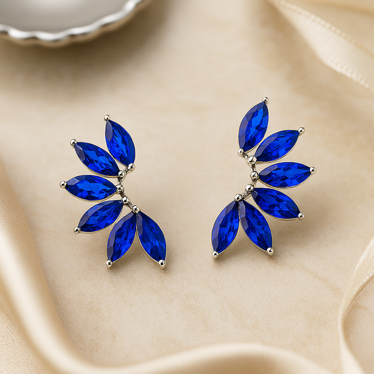 Azure Cascade Earrings