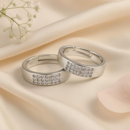 Forever Us Couple Rings Pair V11