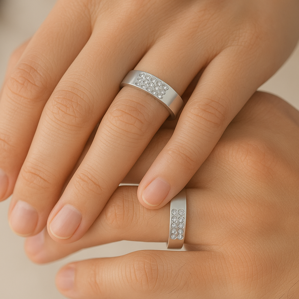Forever Us Couple Rings Pair V11