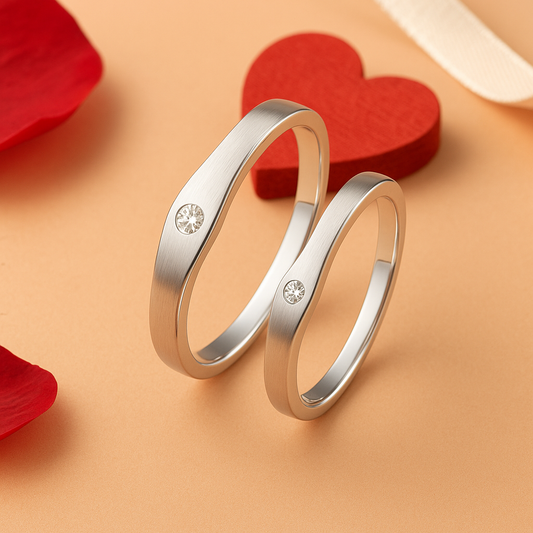 Forever Us Couple Rings Pair V8