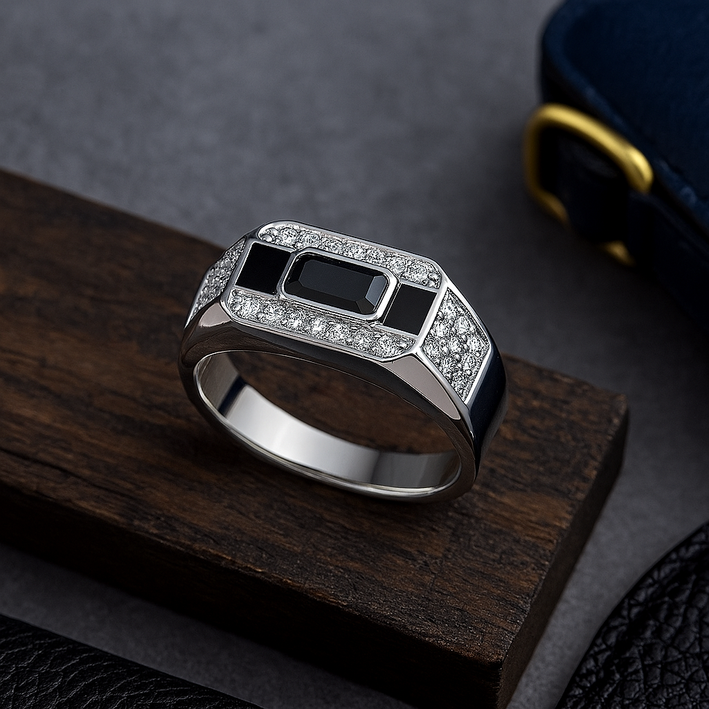 Black Titan Ring - MIOR JEWELS