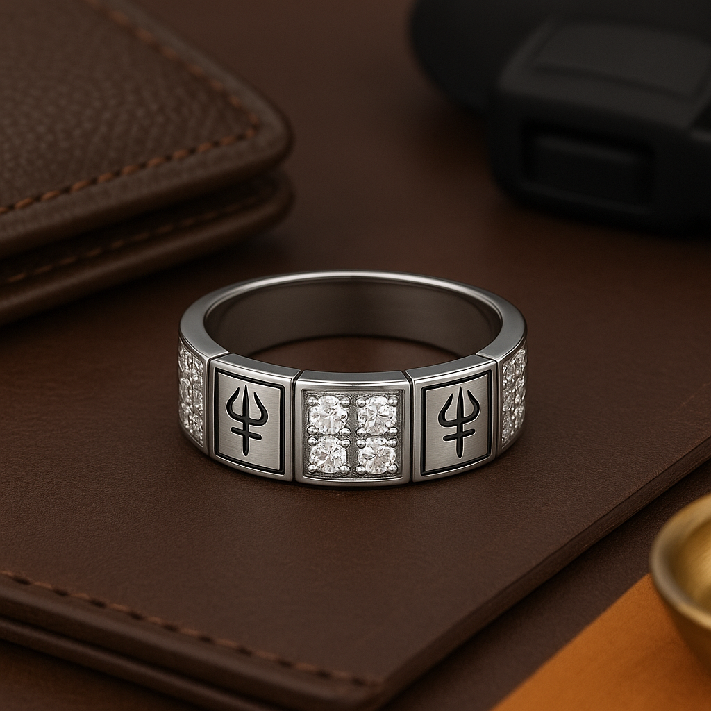 Trishul Signet Ring - MIOR JEWELS