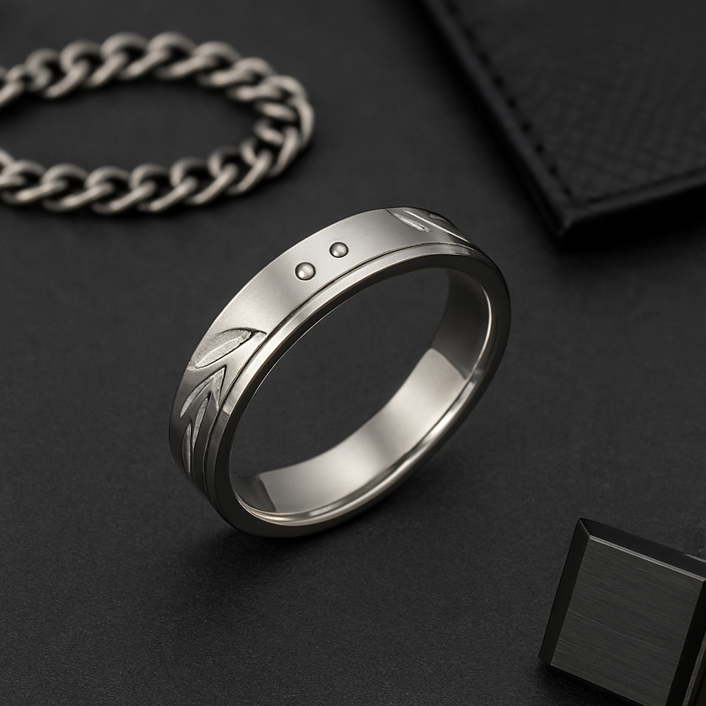 Laser Elegance Band Ring - MIOR JEWELS