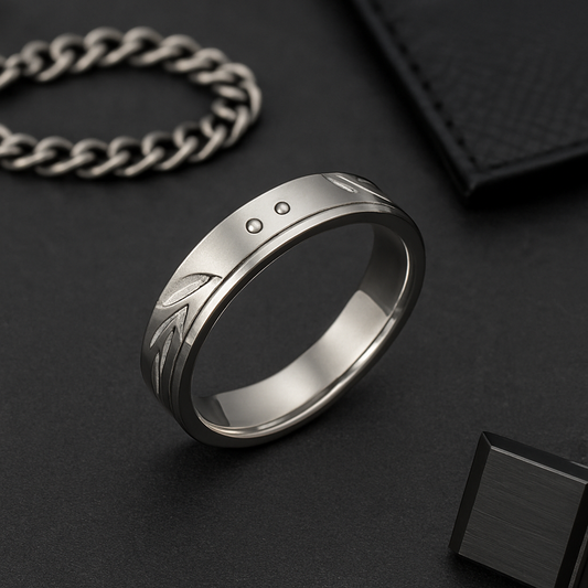 Laser Elegance Band Ring - MIOR JEWELS