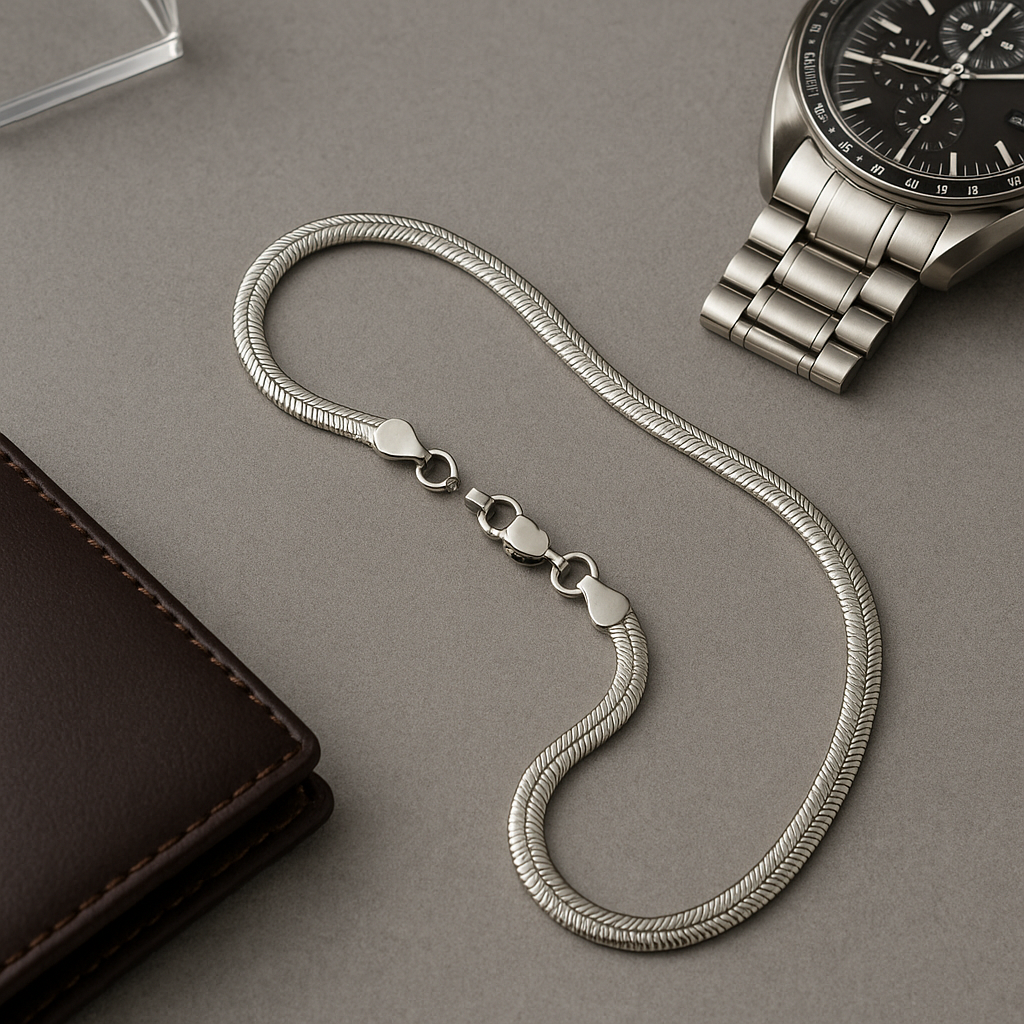 Silver Titan Men's Chain - MIOR JEWELS
