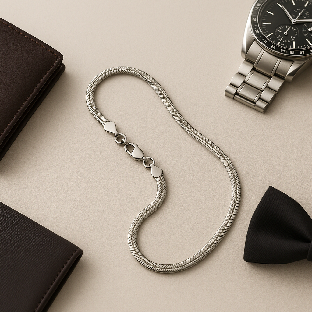 Silver Titan Men's Chain - MIOR JEWELS