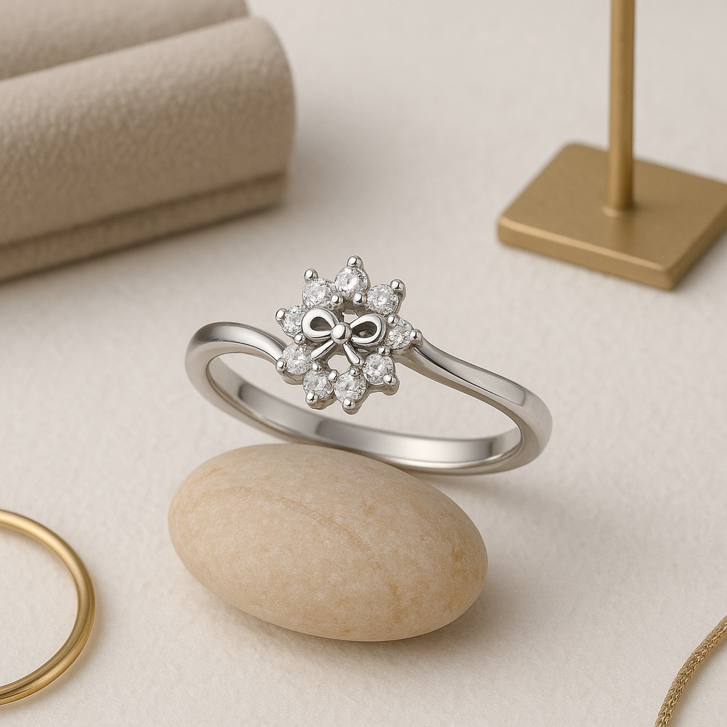 Blossom Solitaire Ring 2 - MIOR JEWELS