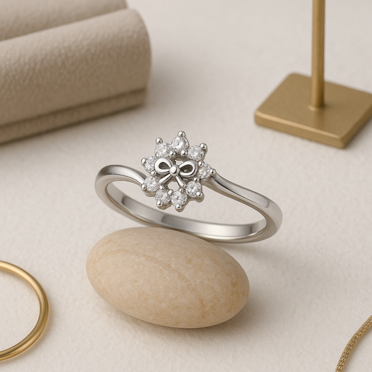Blossom Solitaire Ring 2 - MIOR JEWELS