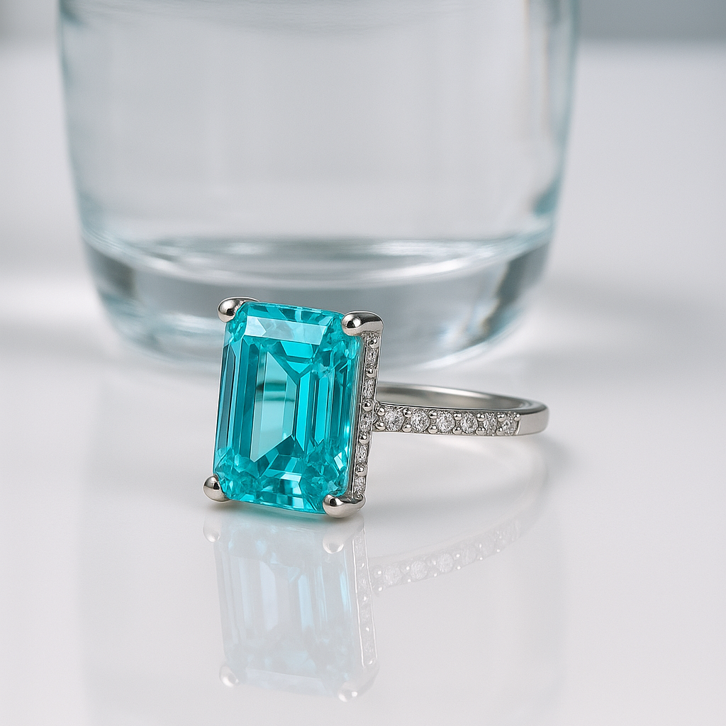 Ocean Breeze Crystal Ring - MIOR JEWELS