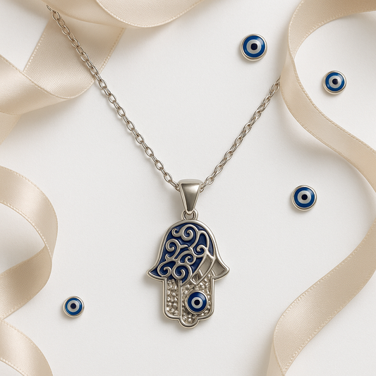 Hamsa Guard Chain Pendant