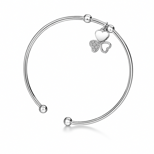 Sparkle Flower Kada Bracelet - MIOR JEWELS