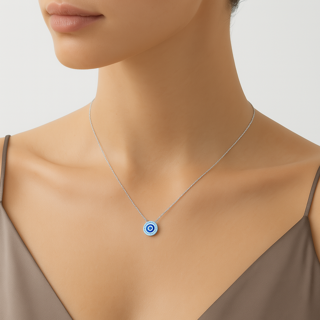 Hamsa Eye Chain Pendant