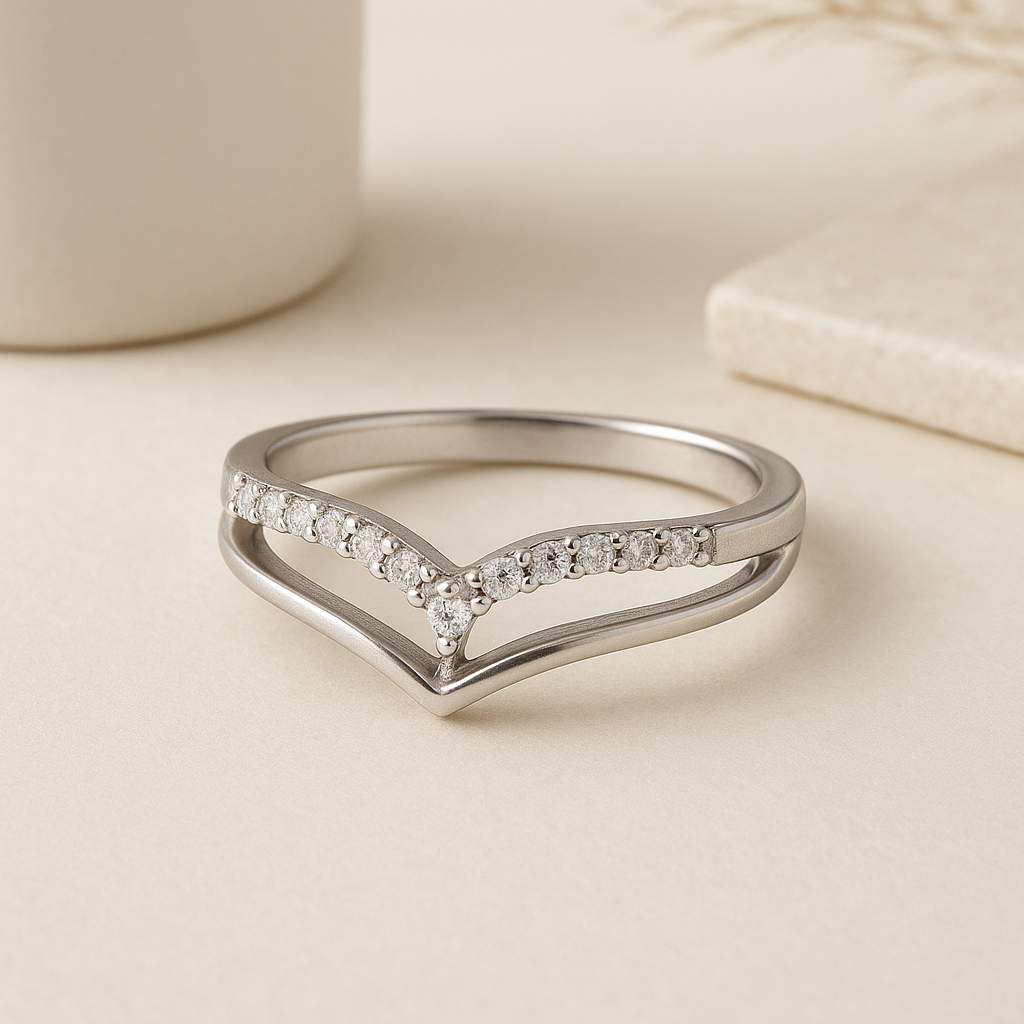 Glimmer Wave Ring - MIOR JEWELS