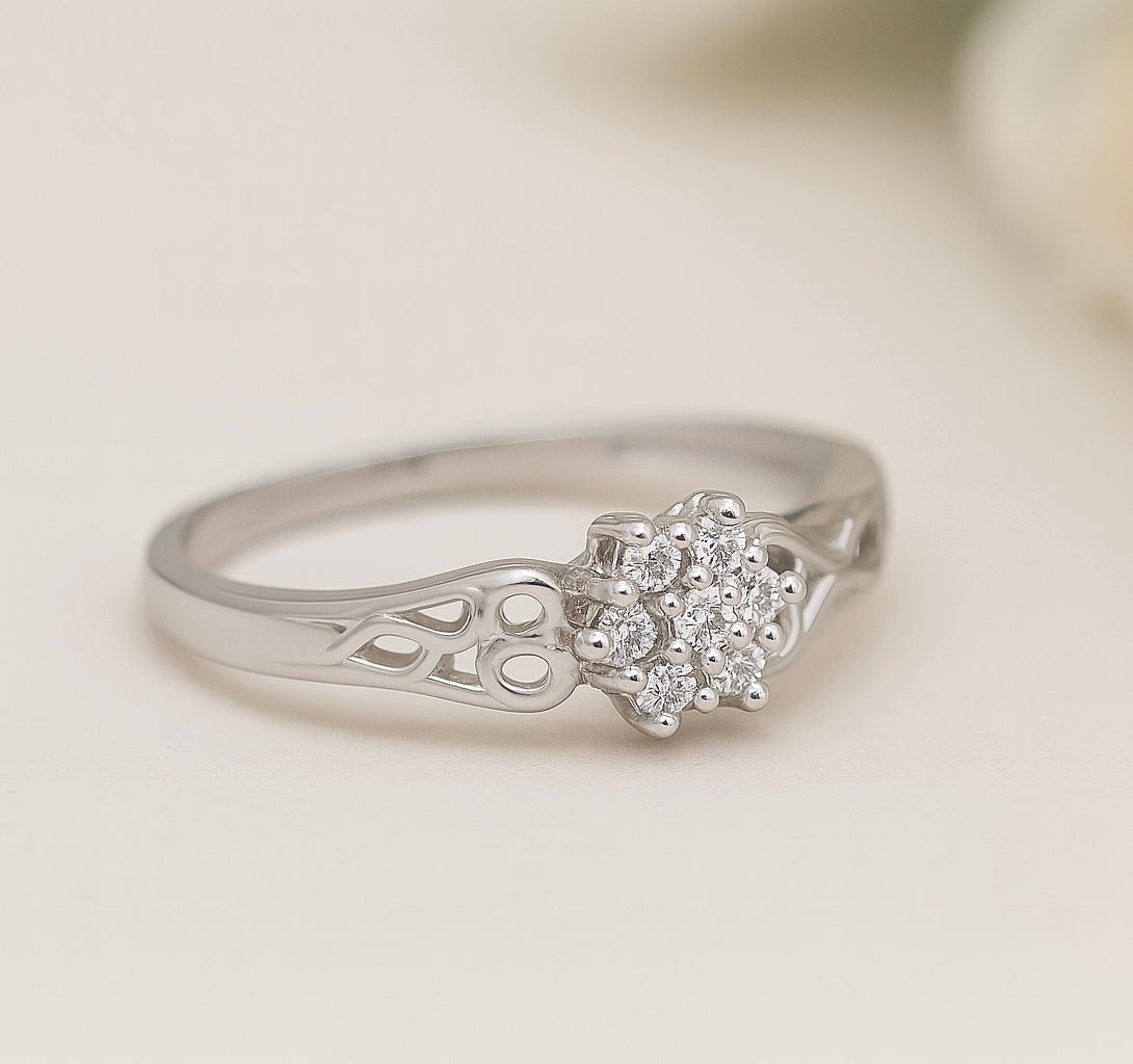 Starlight Floral Ring - MIOR JEWELS