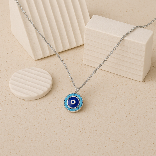 Hamsa Eye Chain Pendant