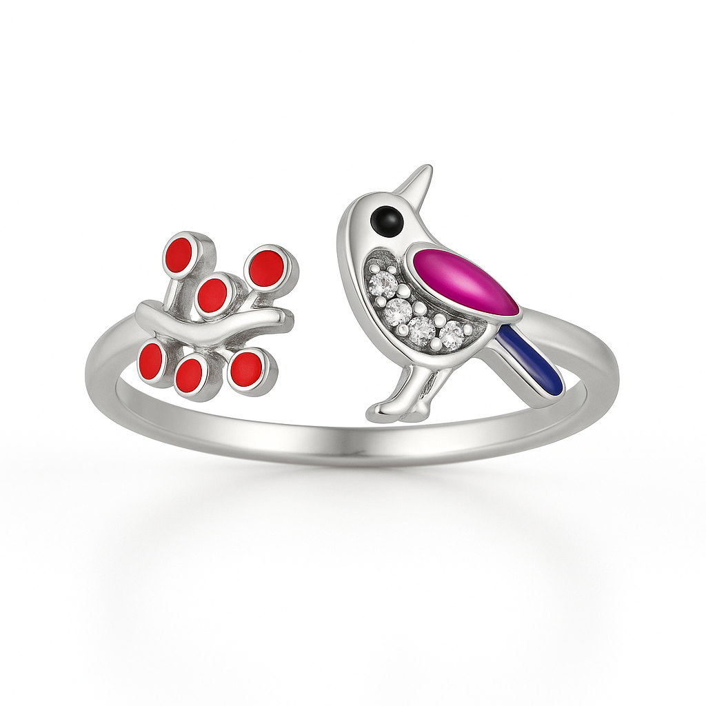 Berry & Bird Designer Ring - MIOR JEWELS
