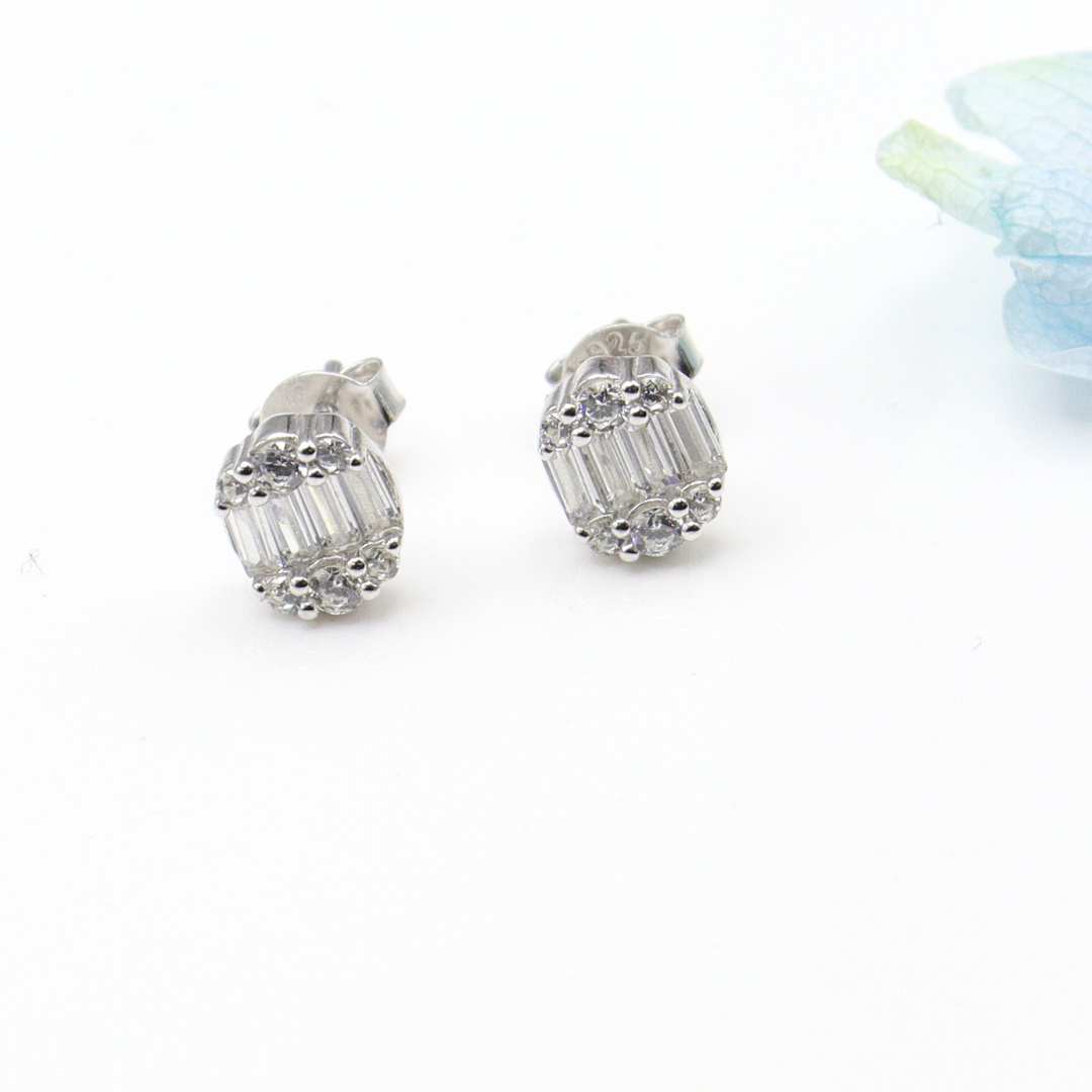 Crystal Eye Charm Necklace with Earrings - MIOR JEWELS