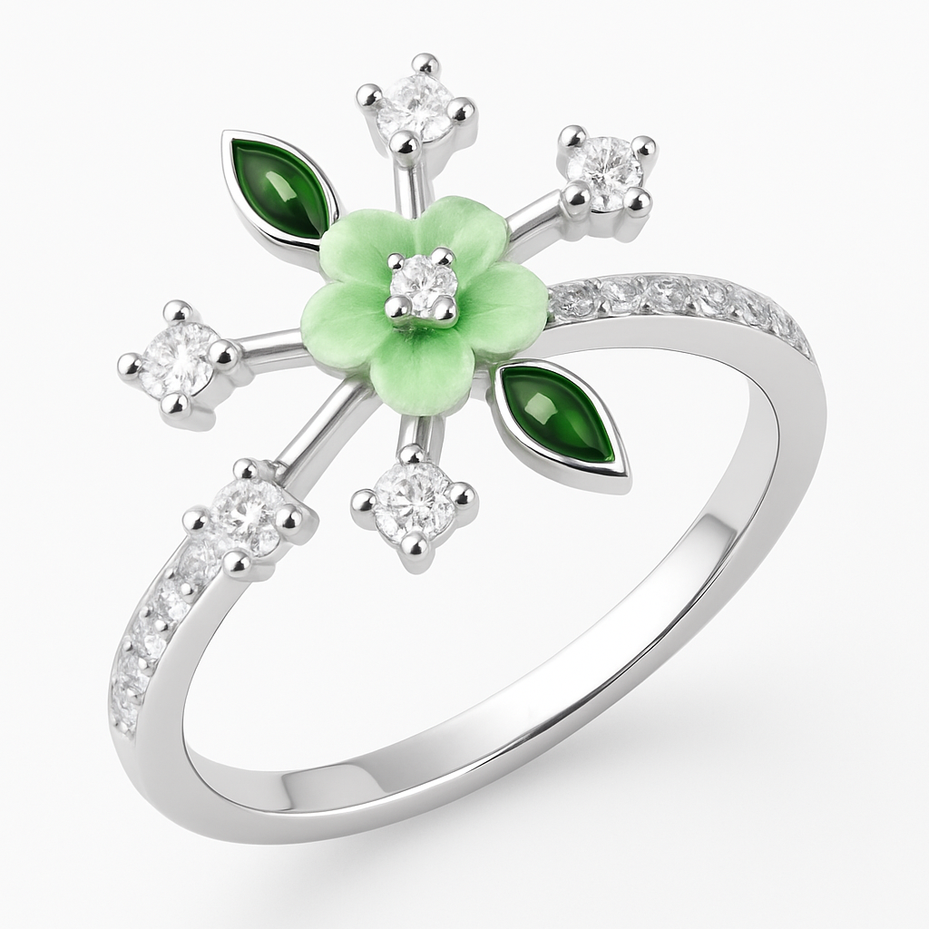 Crystal Vine Ring