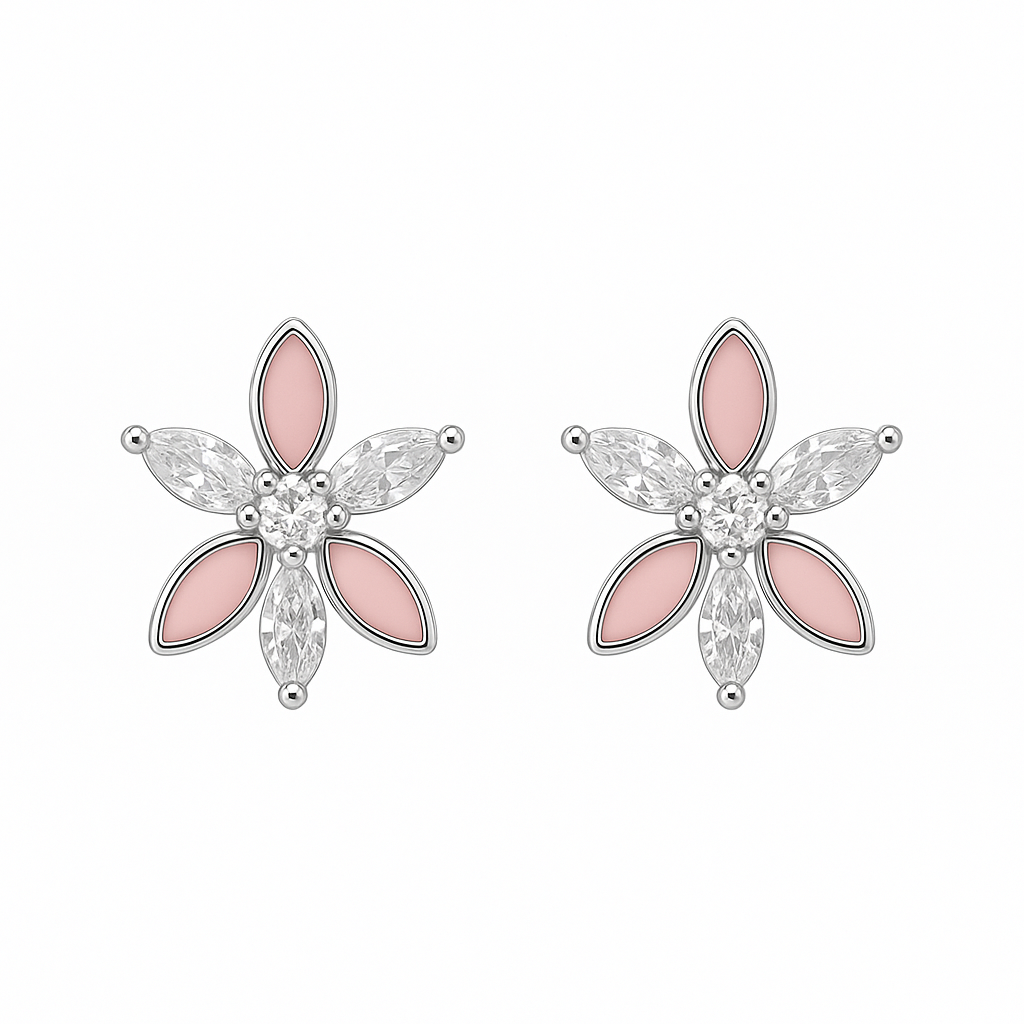 Petal Frost Earrings