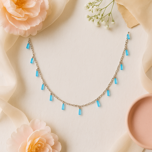 Aqua Tanmania Necklace - MIOR JEWELS