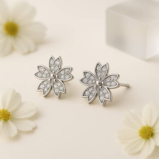 Lustrous Petal Earrings - MIOR JEWELS
