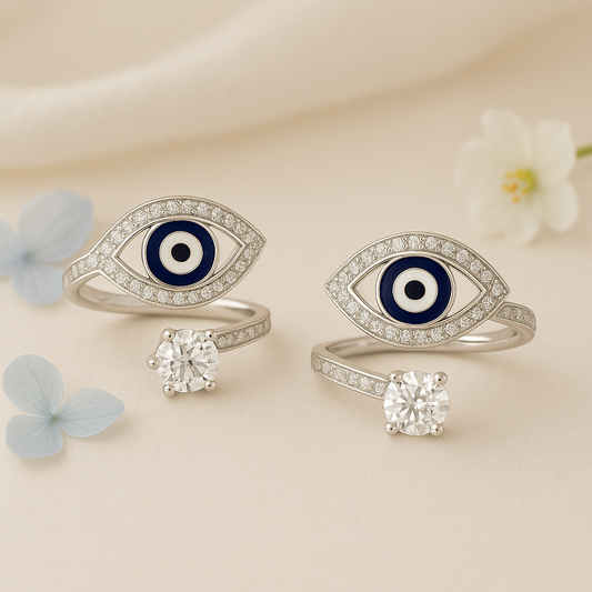 Mystic Guardian Toe Rings Pair - MIOR JEWELS
