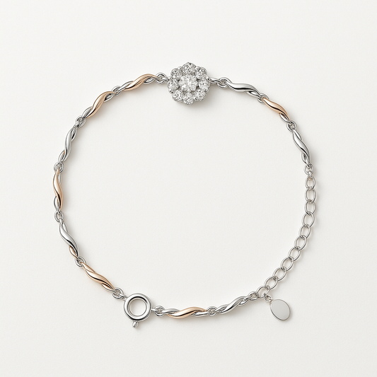 Stardust Glow Rose Gold Bracelet