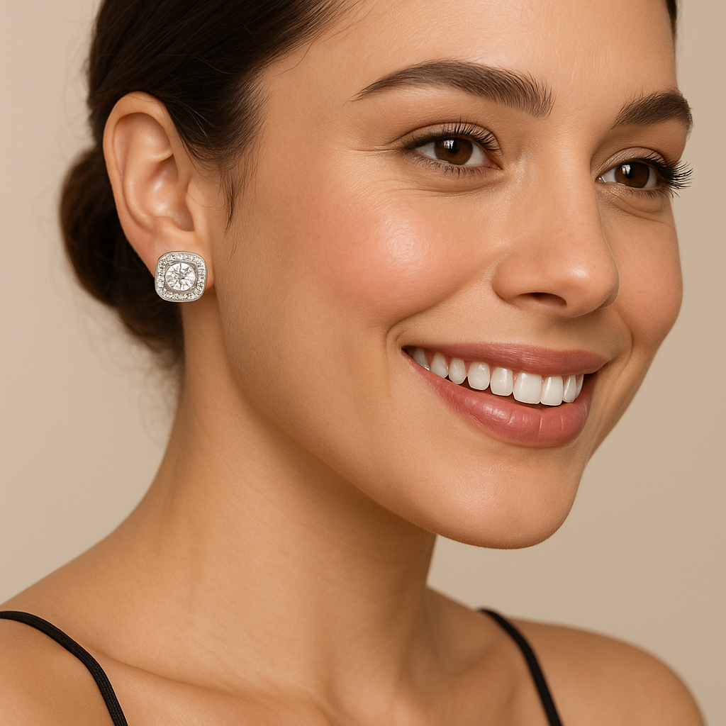 Crystal Stud Earrings - MIOR JEWELS