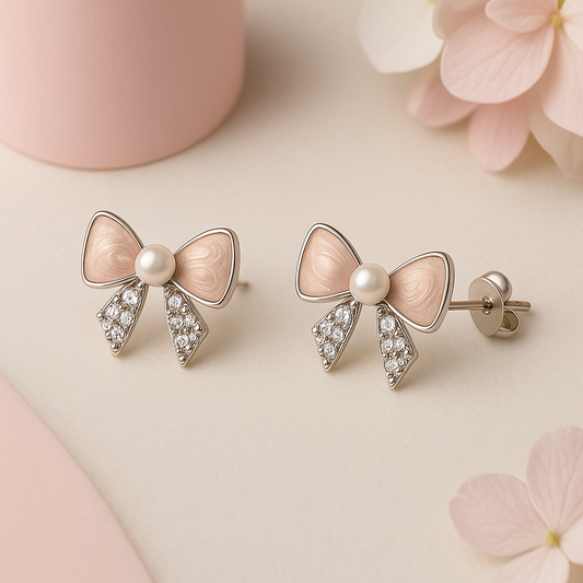 Blush Bowtique Earrings