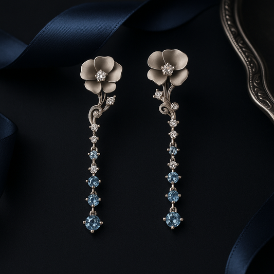 Luminous Vine Danglers - MIOR JEWELS