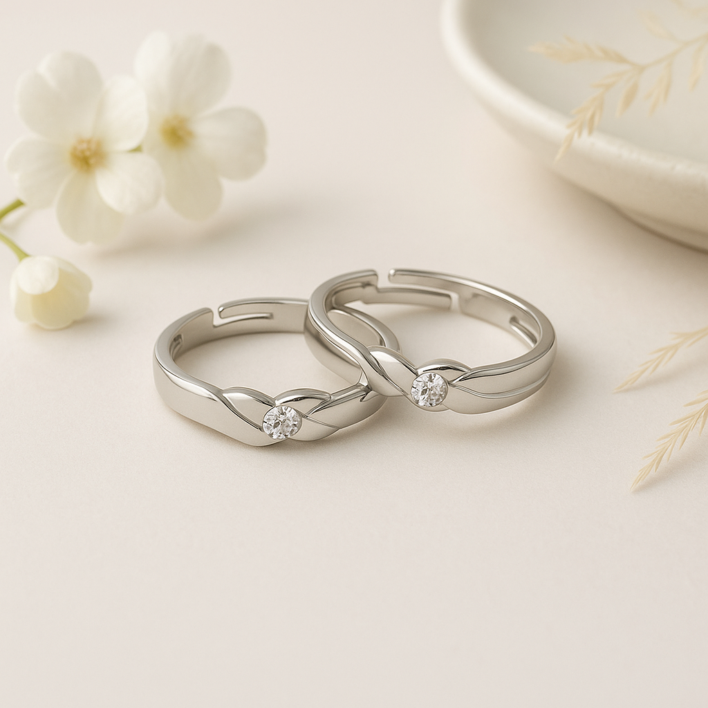 Forever Us Couple Rings Pair V16