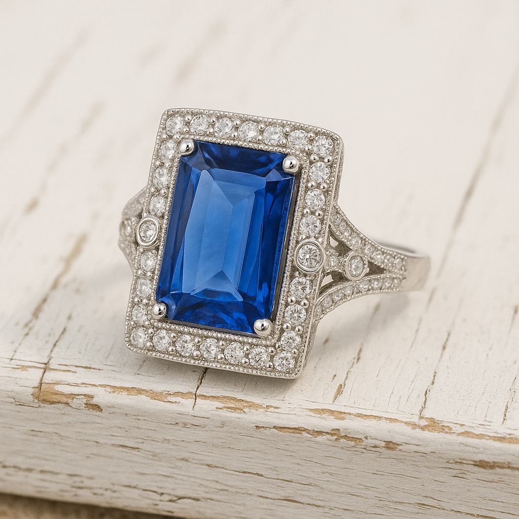Mystic Blue Gem Ring - MIOR JEWELS