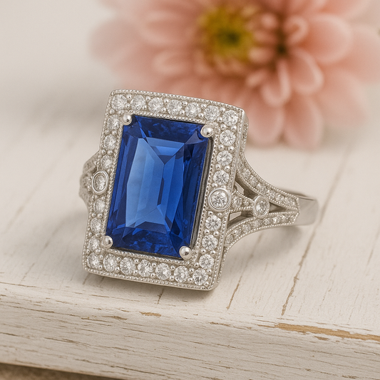 Mystic Blue Gem Ring - MIOR JEWELS