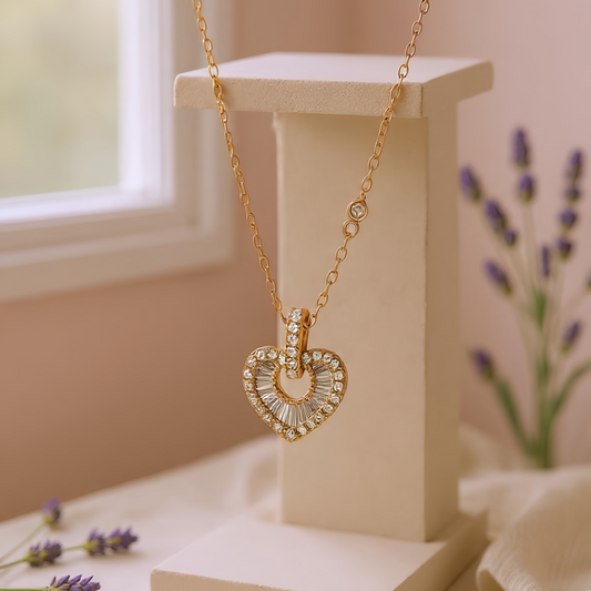 Aura Heart Chain Pendant
