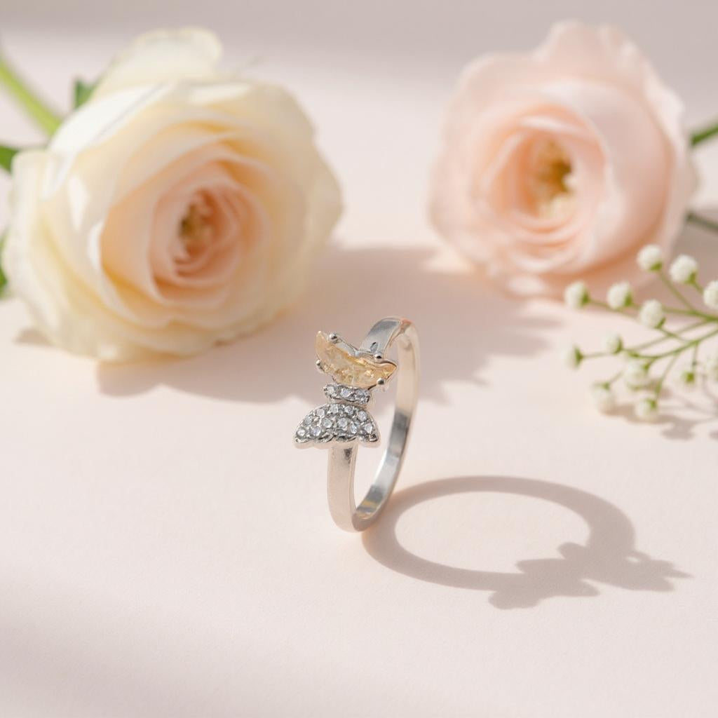 Honey Glow Butterfly Ring - MIOR JEWELS
